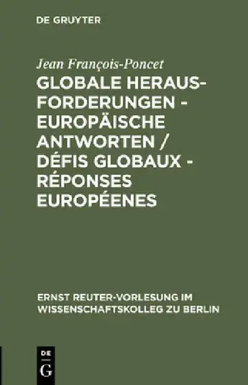 Cover of Globale Herausforderungen - Europäische Antworten / Défis globaux - Réponses européenes