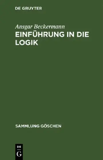 Cover of Einführung in Die Logik