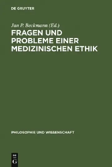 Cover of Fragen und Probleme einer medizinischen Ethik