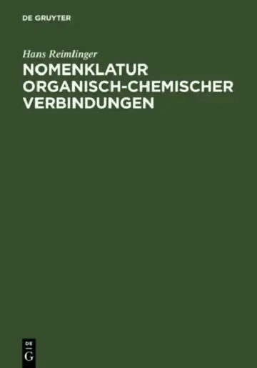 Cover of Nomenklatur Organisch-Chemischer Verbindungen