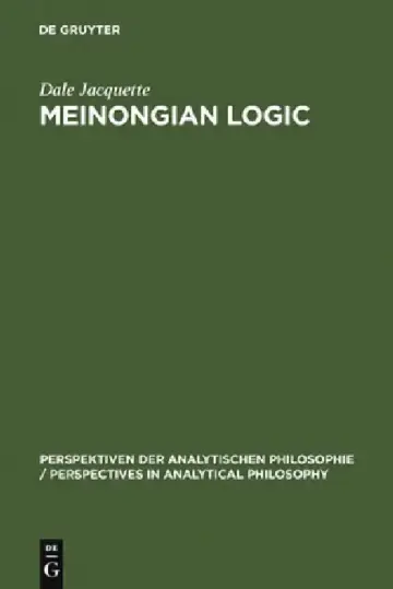 Cover of Meinongian Logic