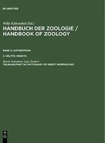 Cover of Dictionary of Insect Morphology