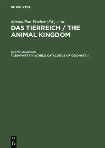 Cover of World Catalogue of Odonata II