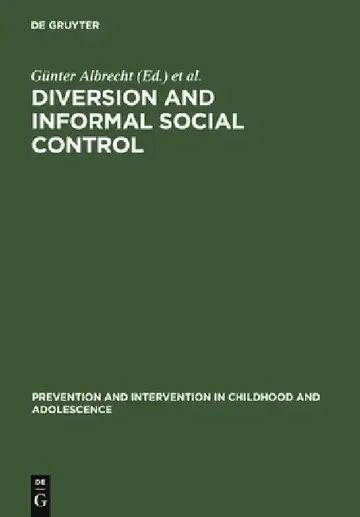 Cover of Diversion and Informal Social Control