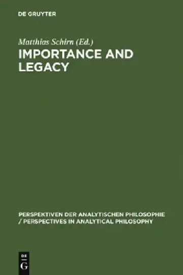 Cover of Importance and Legacy