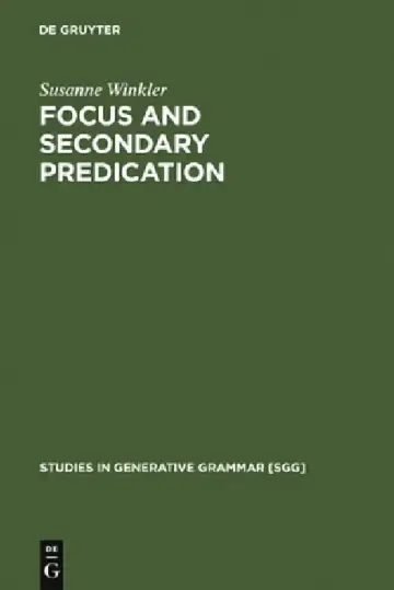 Cover of Focus and Secondary Predication
