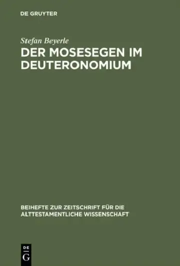 Cover of Der Mosesegen im Deuteronomium