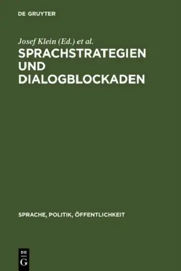 Cover of Sprachstrategien und Dialogblockaden