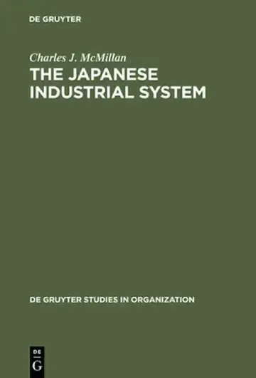Cover of The Japanese Industrial System