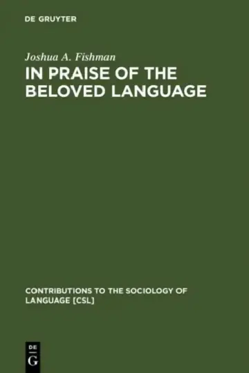 Cover of In Praise of the Beloved Language