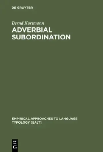 Cover of Adverbial Subordination