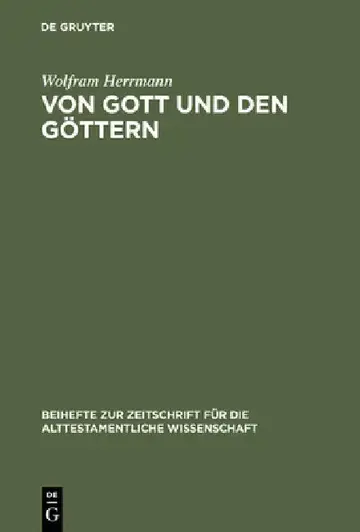 Cover of Von Gott und den Göttern