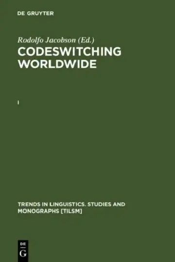 Cover of Codeswitching Worldwide. [I]