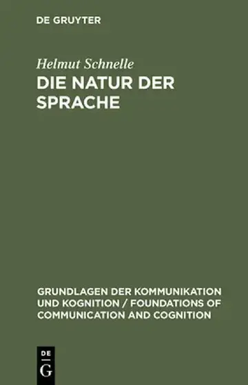 Cover of Die Natur Der Sprache