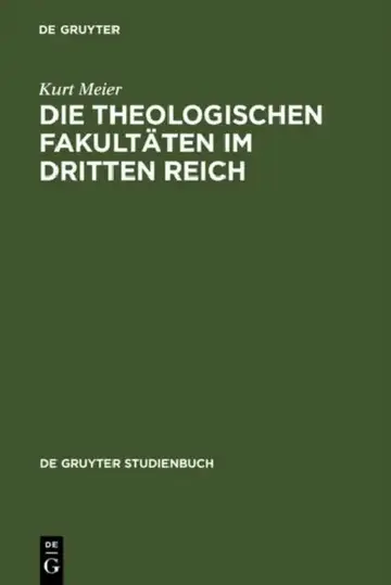 Cover of Die Theologischen Fakultäten im Dritten Reich