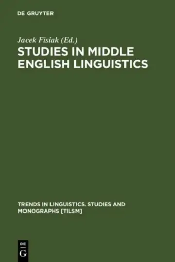 Cover of Studies in Middle English Linguistics