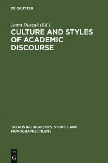 Cover of Culture and Styles of Academic Discourse