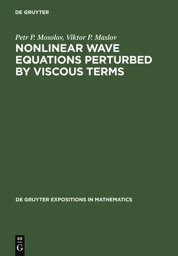 Cover of Nonlinear Wave Equations Perturbed by Viscous Terms