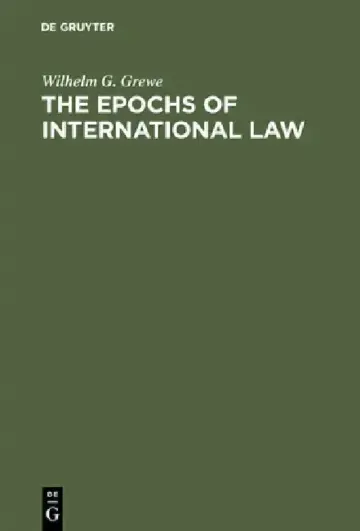 Cover of The Epochs of International Law