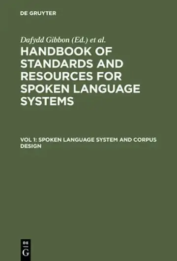 Cover of Spoken Language System and Corpus Design
