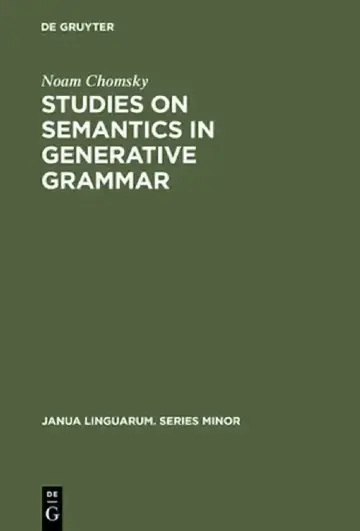 Cover of Studies on Semantics in Generative Grammar