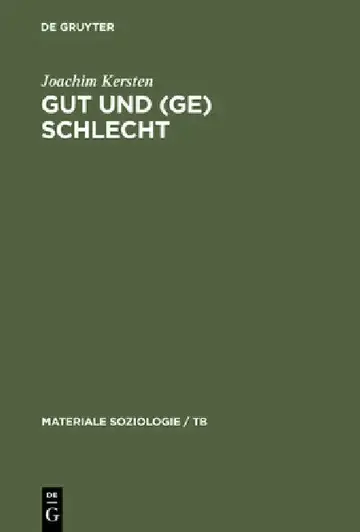 Cover of Gut und (Ge)schlecht
