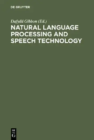 Cover of Natural Language Processing and Speech Technology