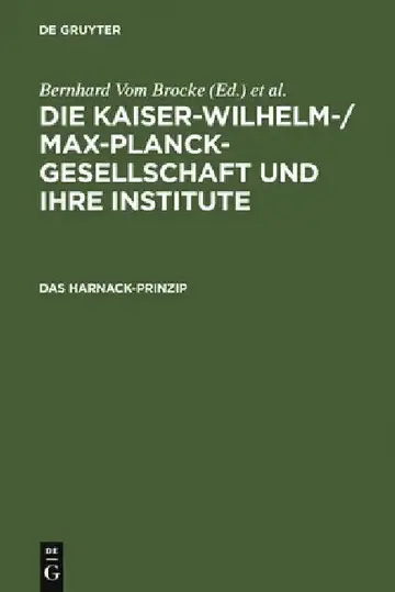 Cover of Das Harnack-Prinzip