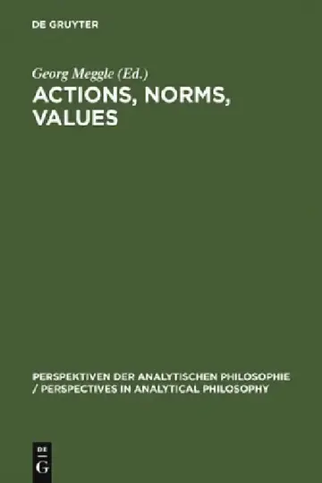 Cover of Actions, Norms, Values