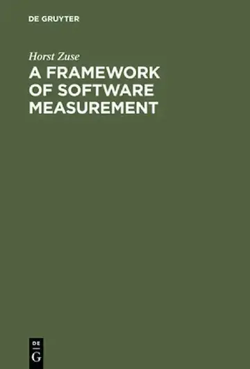 Cover of A Framework of Software Measurement