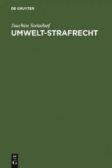 Cover of Umwelt-Strafrecht