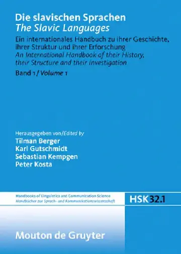 Cover of Die Slavischen Sprachen / The Slavic Languages. Halbband 1