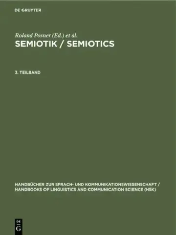 Cover of Semiotik / Semiotics Handbücher zur Sprach- und Kommunikationswissenschaft / Handbooks of Linguistics and Communication Science (HSK) Semiotik / Semio