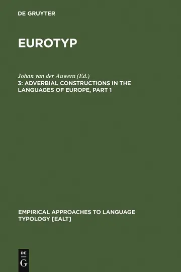 Cover of Adverbial Constructions in the Languages of Europe
