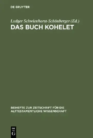Cover of Das Buch Kohelet