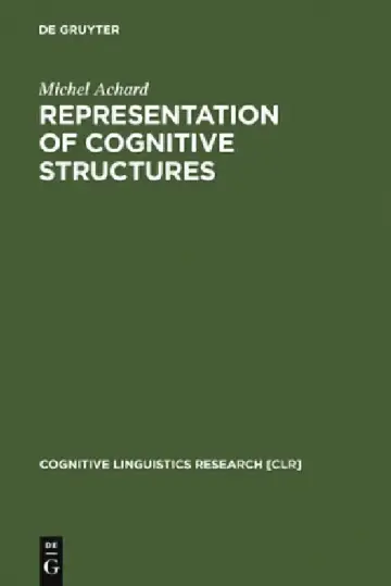 Cover of Representation of Cognitive Structures