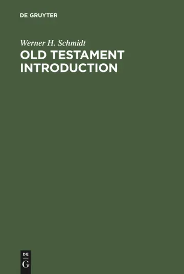 Cover of Old Testament Introduction