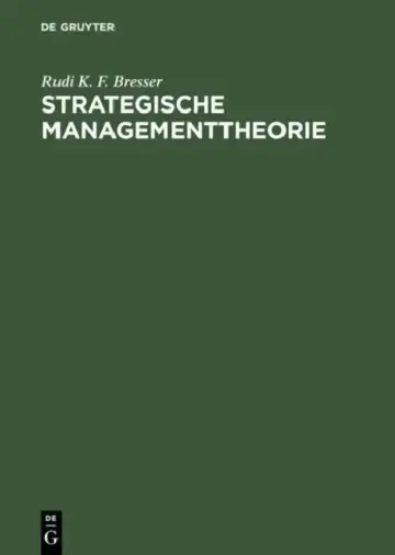 Cover of Strategische Managementtheorie