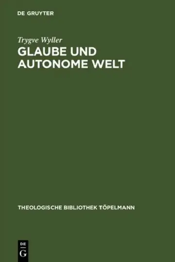 Cover of Glaube und autonome Welt