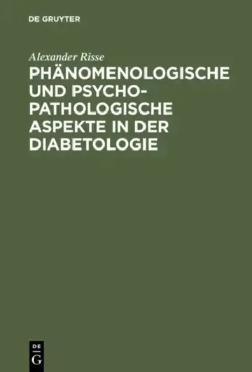 Cover of Phänomenologische und psychopathologische Aspekte in der Diabetologie