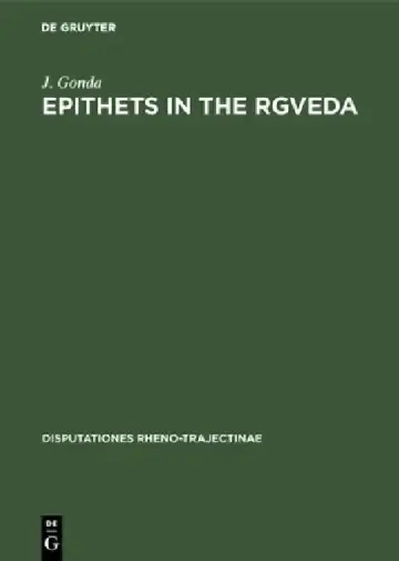 Cover of Epithets in the Rgveda