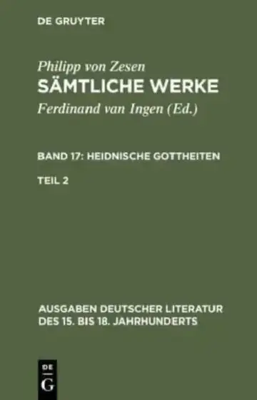 Cover of Sämtliche Werke. Bd 17
