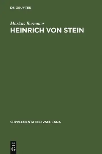 Cover of Heinrich von Stein