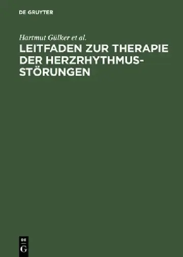 Cover of Leitfaden Zur Therapie Der Herzrhythmusstörungen