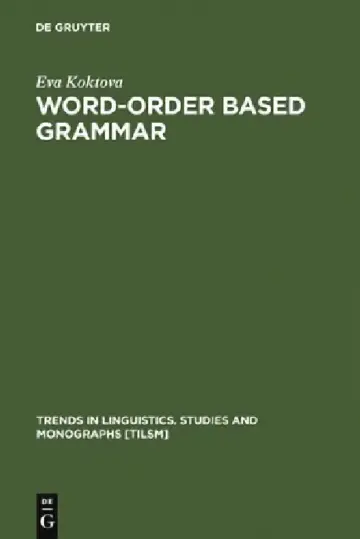 Cover of Word-Order Based Grammar