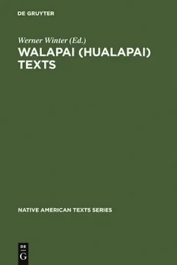 Cover of Walapai (Hualapai) Texts