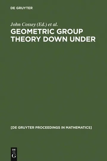 Cover of Geometric Group Theory Down Under
