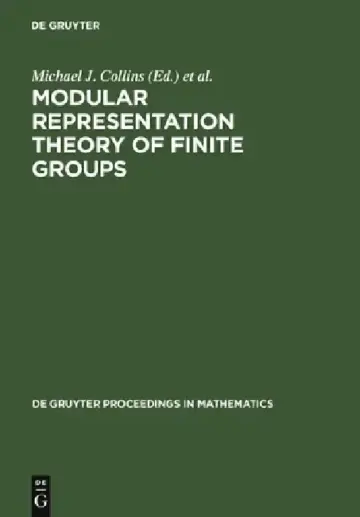 Cover of Modular Representation Theory of Finite Groups