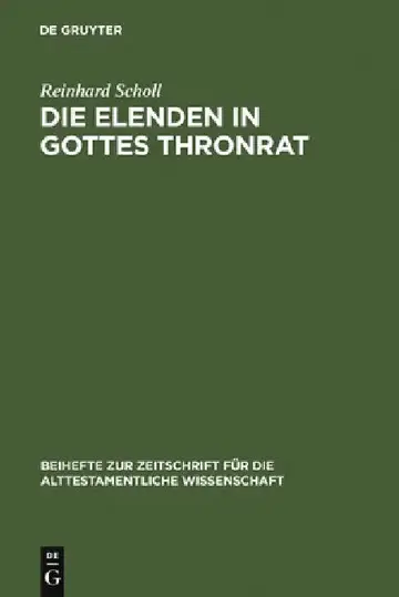 Cover of Die Elenden in Gottes Thronrat