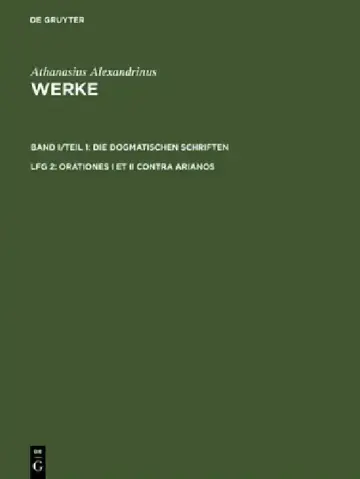 Cover of Werke, Lfg 2, Orationes I et II contra Arianos